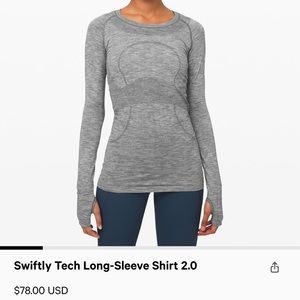 Lulu Lemon Swiftly Tech Long-sleeve Shirt